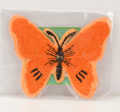 Термо-аппликация Бабочка оранжевая