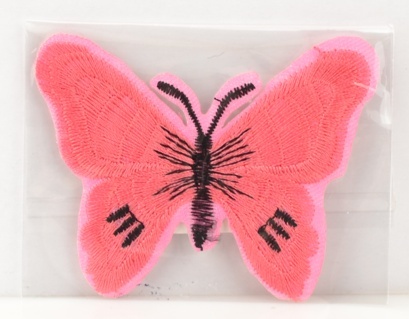 Термо-аппликация Бабочка розовая