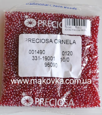 Чешский бисер Preciosa №10/0, круглый, цвет 96090
