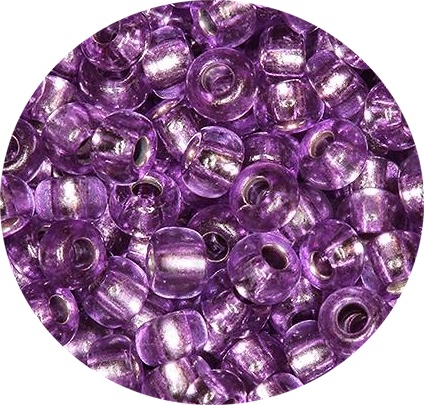 Бисер 5 гр Preciosa 08228 хруcталь цветной фиолетовый ЧМ