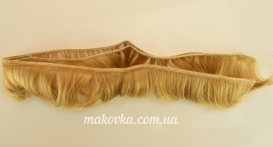 Волосы для куклы КОРОТКИЕ светло-коричневые, длина 3,5 см, 80-90 см №40