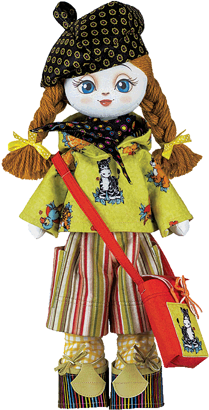 Набор для шитья куклы Художница, К1008 KUKLA NOVA, 45 см 