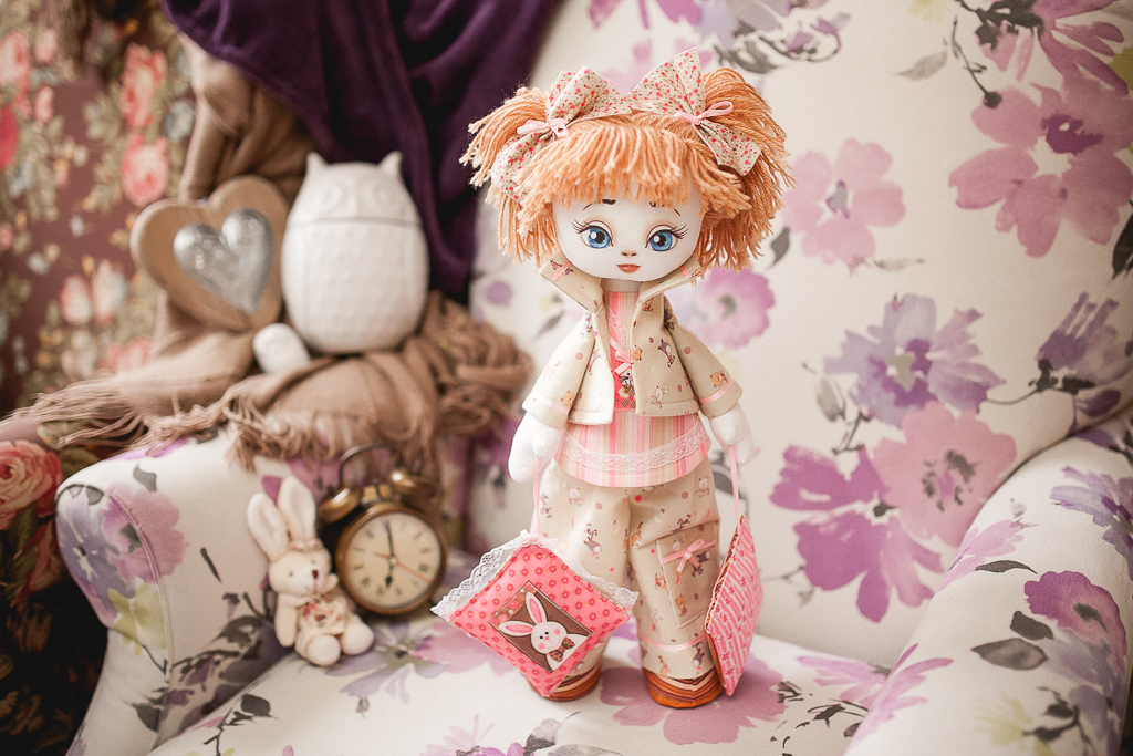 Набор для шитья куклы Соня, К1009 KUKLA NOVA, 45 см