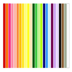 Набор полосок бумаги для квилинга VAOSTUDIO QP-80-214-05 , 10 цветов 200 шт 