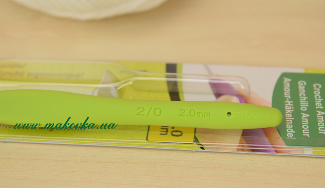 Крючок для вязания Amour Clover №2 мм (1050) ручка