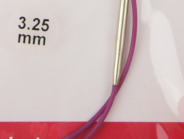 Спицы KnitPro 10314 круговые 3,25 мм никелированные, 60 см 