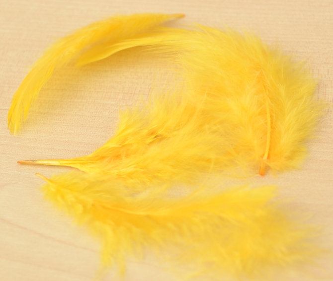 Набор перьев, Paula №26М003В-061 желтые