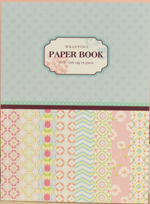 Альбом декоративной бумаги  Eno Greeting Wrapping paper book, 16 диз. 225х304 мм Орнаменты