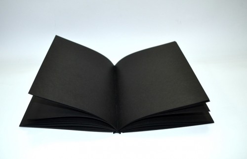 Блок для изготовления блокнота Черный, 80 стр,  Scrap Berrys  HY01013, с четным швом