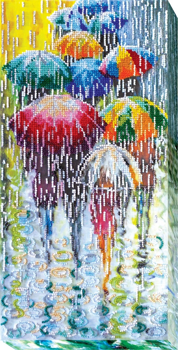 Вышивка бисером Веселые зонтики, АВ-434 Абрис Арт