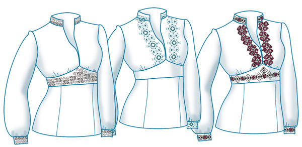 Схема + выкройка, блуза женская Для офиса, 2606, Диана +, Диана +