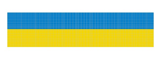 Браслет для вышивания БШ-003 (Б1-03) ВДВ 20,5х5 см, Флаг