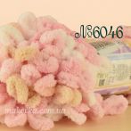 6046 рожево-персиково-білий