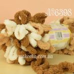 6398 коричневий-білий-беж