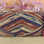 7841 коричневий-синій-молоко