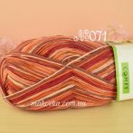 071 оранж-бордо-молочний