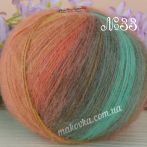 33 бірюзовий-беж-рудий