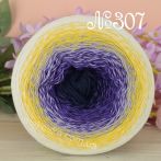 307 молочний-жовтий-бузковий-фіолетовий-чорний