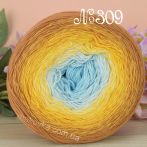 309 св.коричневий-жовтий-білий-блакитний