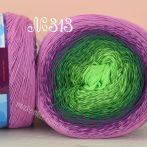 313 рожево-бузковий-фіолет-зелений-салат