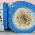 431 синій-молочний-св.коричневий