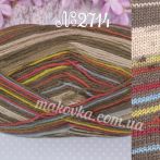 2714 хакі-оливка-джинс-рудочервоні