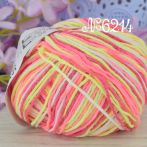 6214 неон жовтий-неон рожевий-малина-молочний