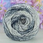 7406  чорний-світлий сірий-молочний