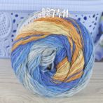 7411 блакитний-синій-карамель