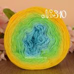 310 жовтий-салат-бірюзовий