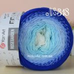 318 синій-блакитний-бірюзовий-молочний