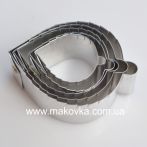 Формы для лепки (каттеры) листочков Розы (02-0057), 5 шт