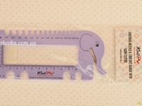 Лінійка для вимірювання діаметра спиць, калібрувальник, KnitPro 10995, Слон для спиць 2-12 мм.