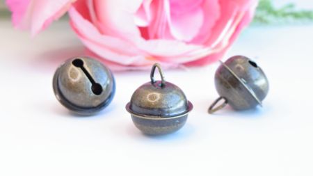 Бубонець Дзвіночок колір антична бронза , розмір 2,2 см , 1 шт