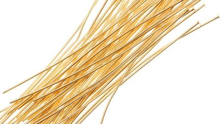 Піни Штифти-цвяхи 30 мм, колір Жовте Золото, 5 грам