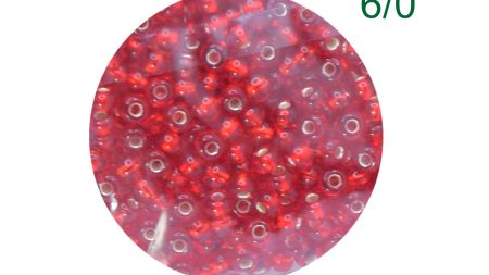 Чеський бісер Preciosa №6/0, круглий, 311-19 колір 97070 червоний 50 г