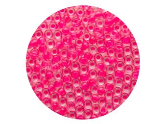 Preciosa Чеський бісер №10 / 0, круглий, колір 08777 рожевий неон , 50 г