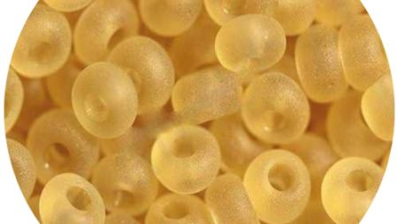 Бисер прозрачный матовый 34296