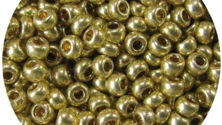 Бисер сольгель металлик34309