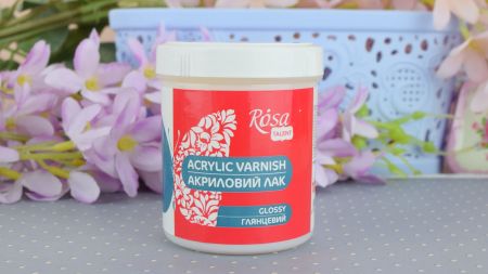 Глянцевий акриловий Лак для декору 100 мл, ROSA TALENT 48610001