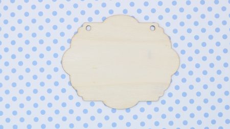 Основа для декупажу, випалювання Табличка овальна фігурна, фанера, 10*8 см 2976