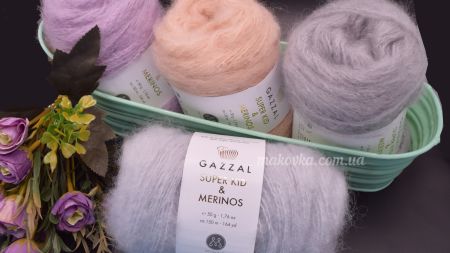 Пряжа GAZZAL Super KID & merinos  Супер Кід та мерінос