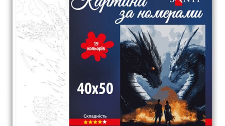 SANTI Розпис за номерами 955047 4 крило. Вершники драконів