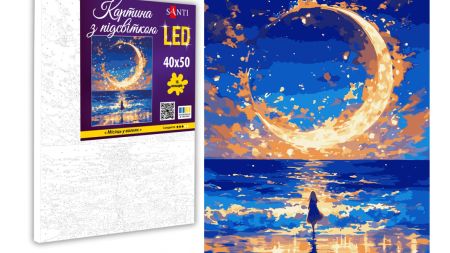 SANTI Розпис за номерами LED підсвітка 955068 Місяць у вогнях