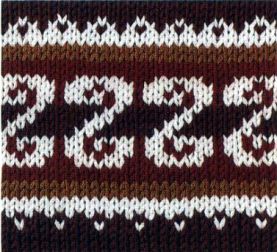 Узор жаккардовый для вязания 10