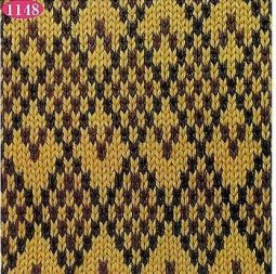 Узор жаккардовый для вязания 14