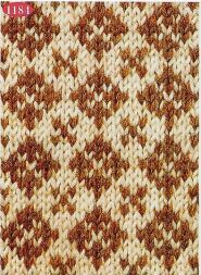Узор жаккардовый для вязания 21