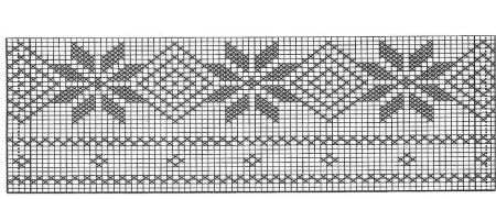 Узор жаккардовый для вязания 38