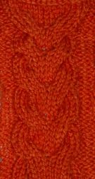 Узор спицами Коса К-2 из 16 петель