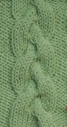 Узор спицами Коса К-3 из 12 петель